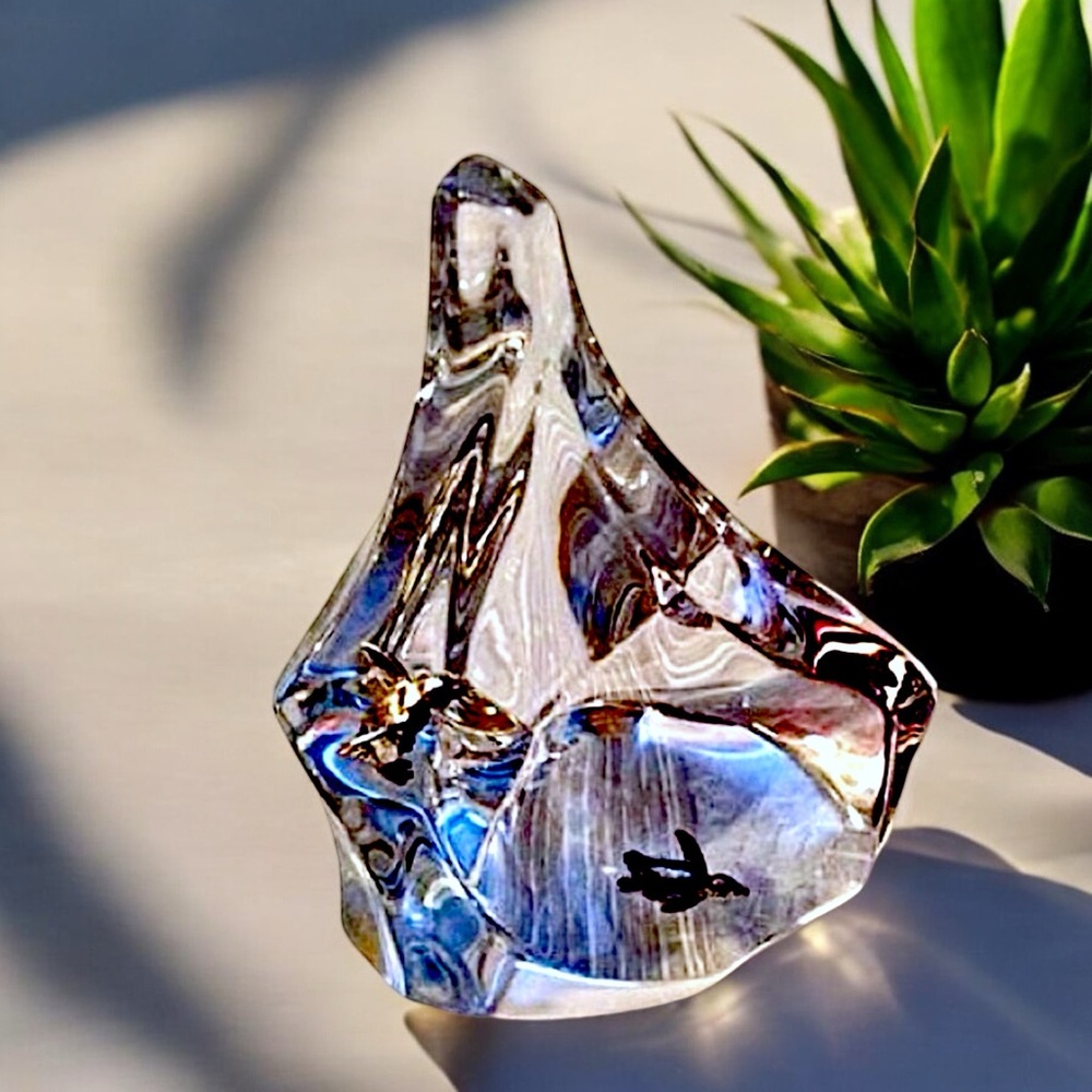 Franklin Mint-Carpenter Penguin On Ice Paperweight - Picture 11 of 16